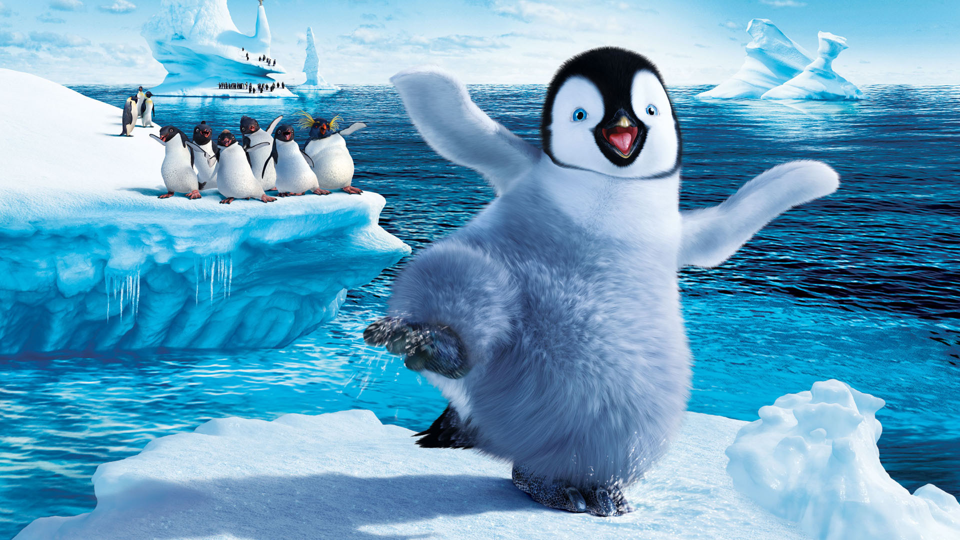 Пингвин с леденцом скачать